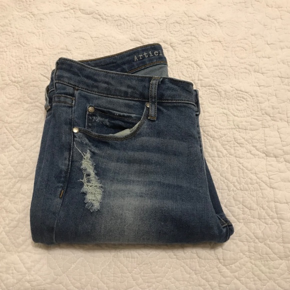 Articles of Society 5 pocket distressed ankle medium wash blue jeans (size 26) - Picture 16 of 16